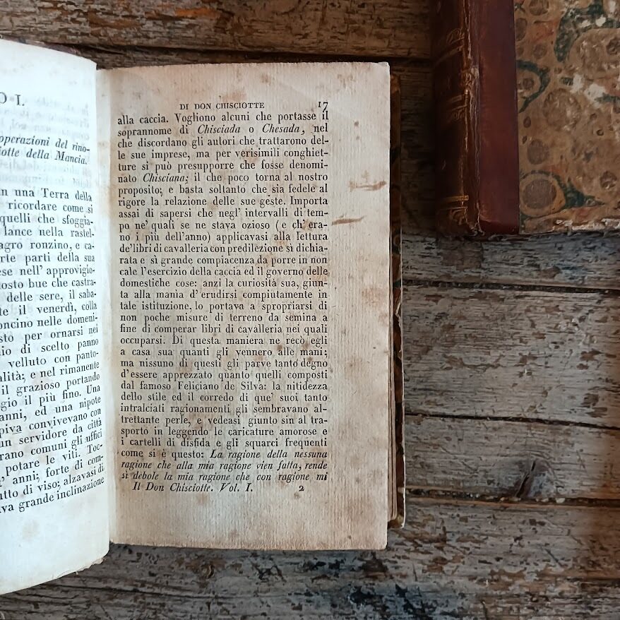 L'ingegnoso cittadino Don Chisciotte della Mancia, traduzione nuovissima procurata dal chiarissimo signore Bartolomeo Gamba (rilegato in 4 voll.) - immagine 3