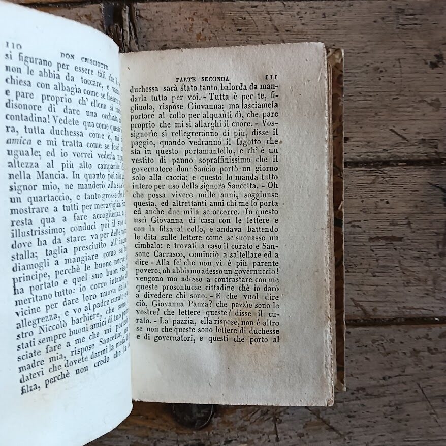 L'ingegnoso cittadino Don Chisciotte della Mancia, traduzione nuovissima procurata dal chiarissimo signore Bartolomeo Gamba (rilegato in 4 voll.) - immagine 7