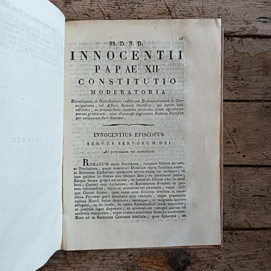 Caerimoniale continens ritus electionis romani pontificis Gregorii Papae XV. Jussu editum cui praefiguntur Constitutiones Pontificiae, et Conciliorum Decreta ad eam rem pertinentia. - immagine 6
