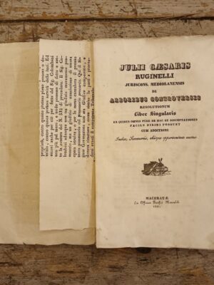 De arboribus controversis resolutionum. Liber singularis ex quibus omnes fere de hac re disceptationes facile dirimi possunt, cum additione Indice, Summariis, aliisque opportunitates auctus