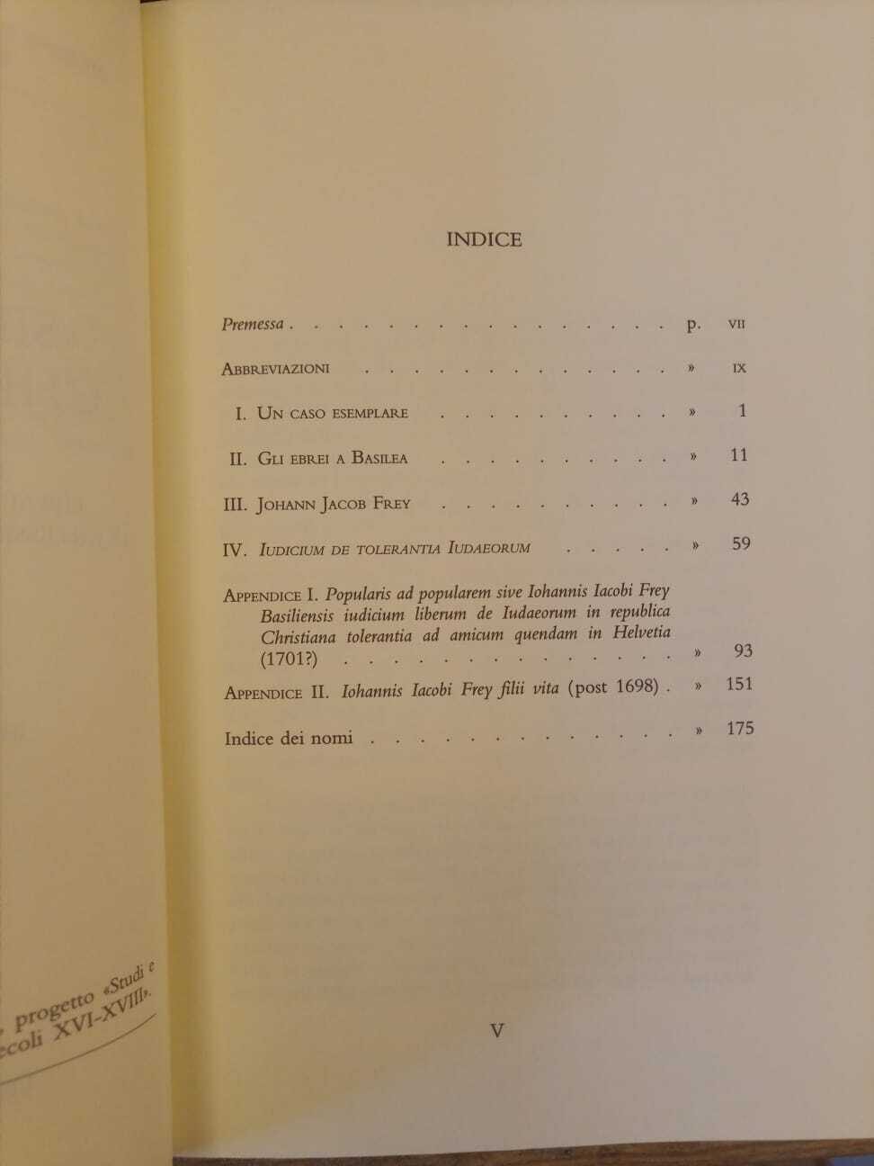 «Sine scandalo christianorum». Proposte di convivenza ebraico-cristiana nel XVIII secolo: le riflessioni erudite di Johann Jacob Frey - immagine 2