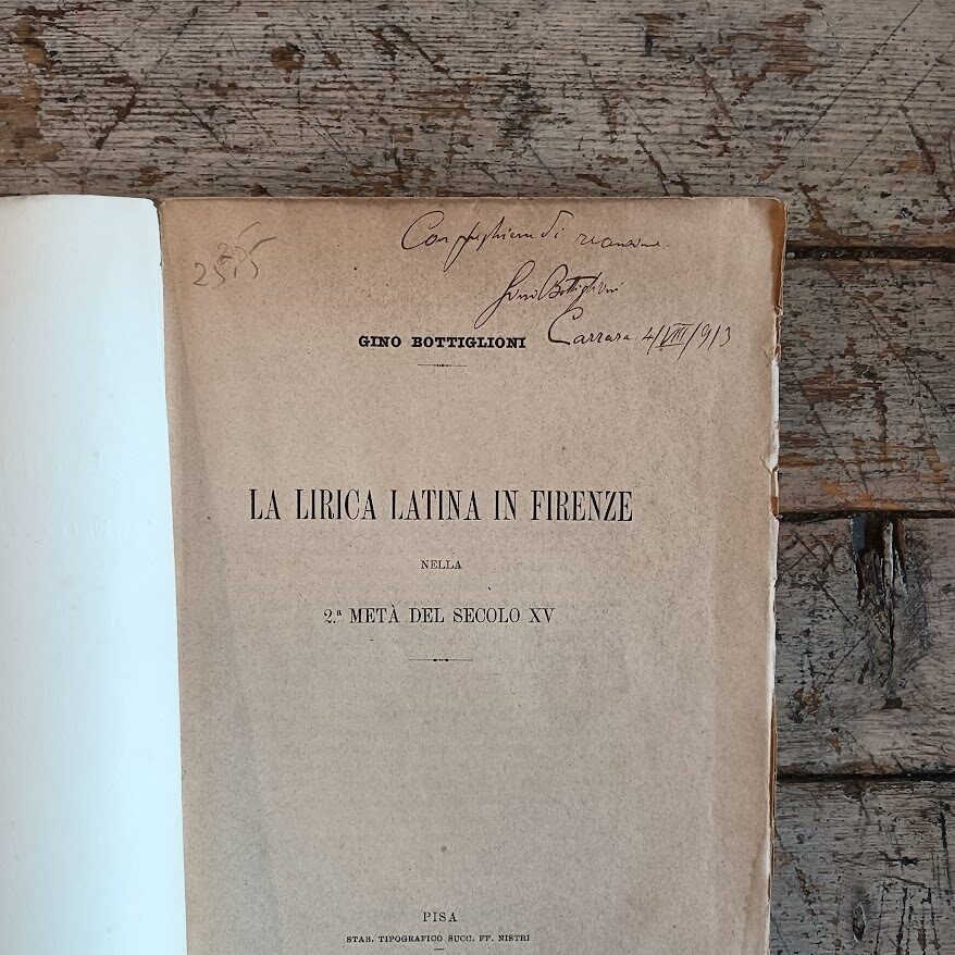 La lirica latina in Firenze nella 2° metà del secolo XV - immagine 3