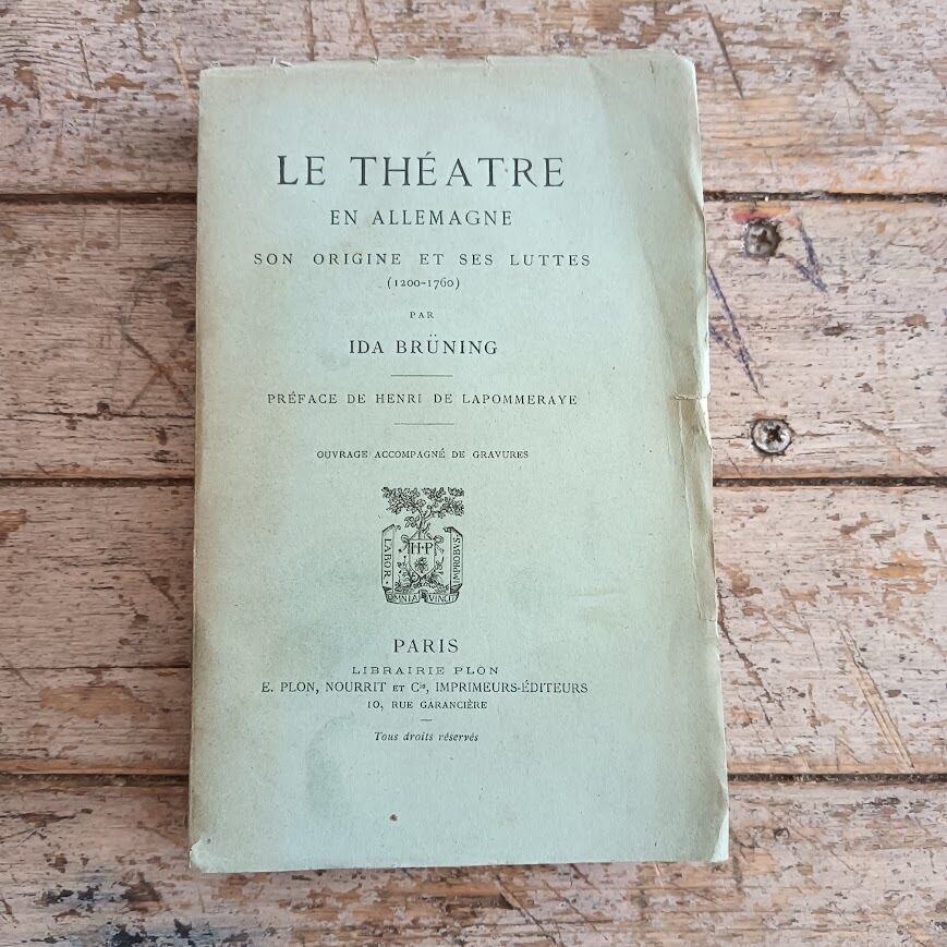 Le Théatre en Allemagne - son origine et ses luttes (1200-1760)