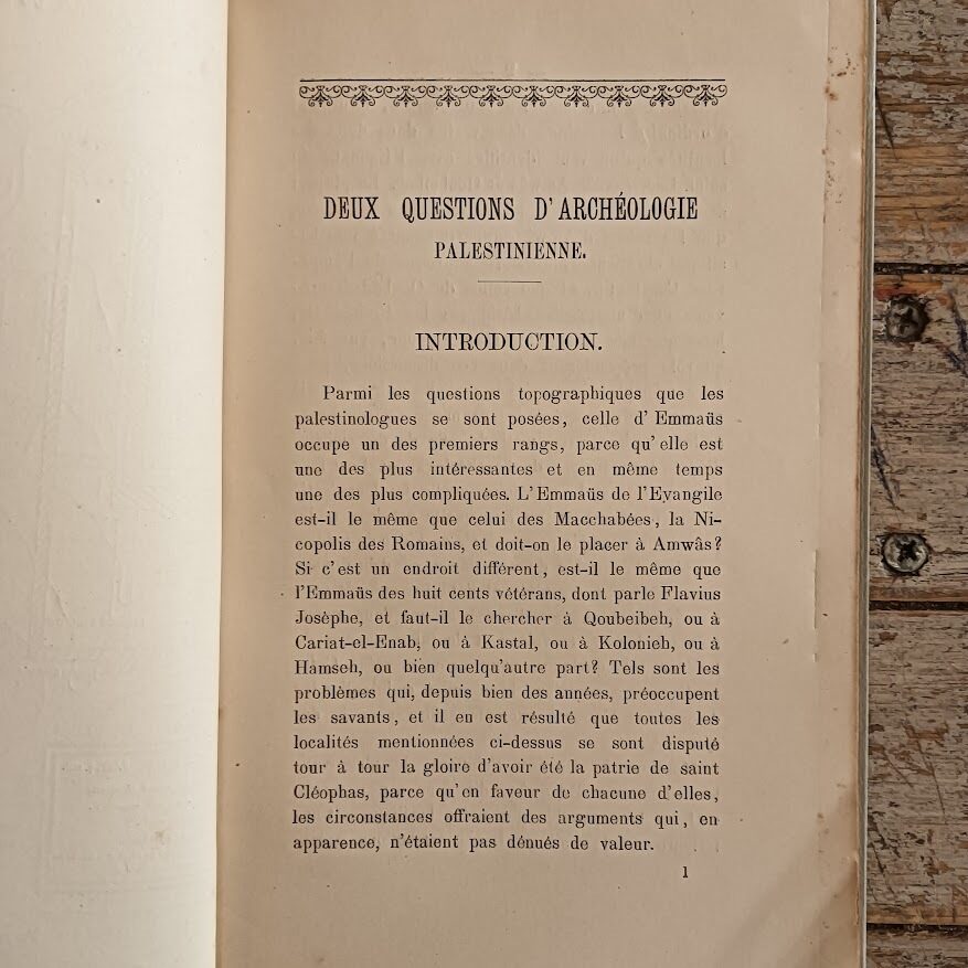 Deux questions d'archéologie palestinienne : l'église d'Amouas, l'Emmaüs Nicopolis et l'église de Quoubeibeh, l'Emmaüs de saint Luc. - immagine 5