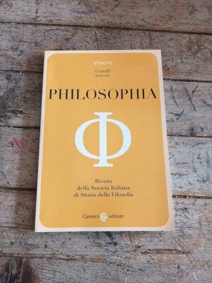 Philosophia : 1-2018 nuova serie anno VI
