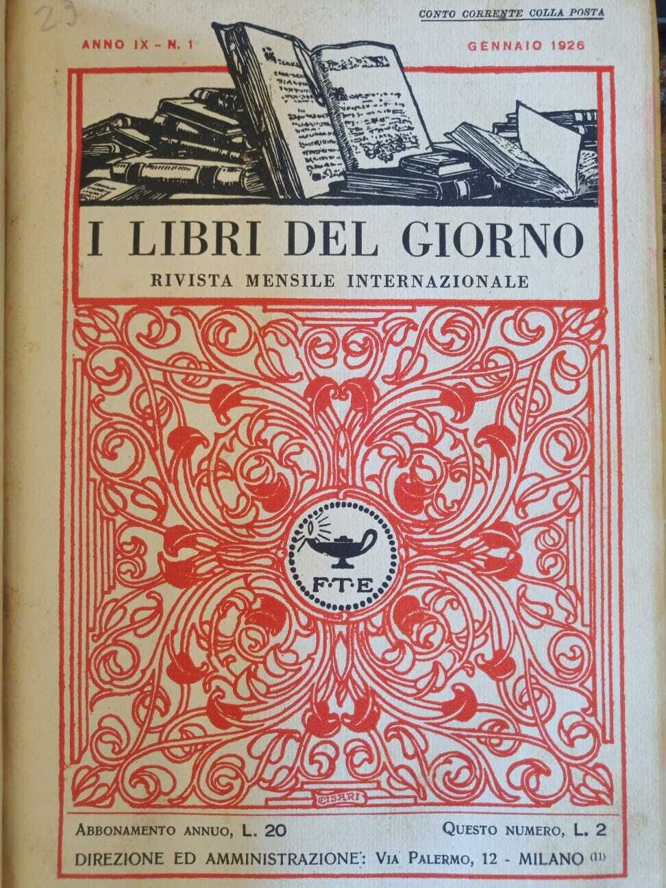 I libri del Giorno 1926
