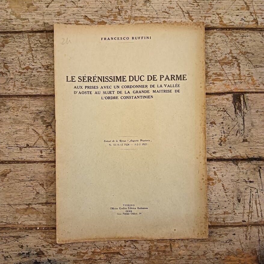 Le sérénissime duc de Parme