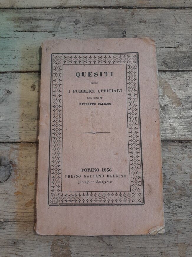 Quesiti sopra i pubblici ufficiali