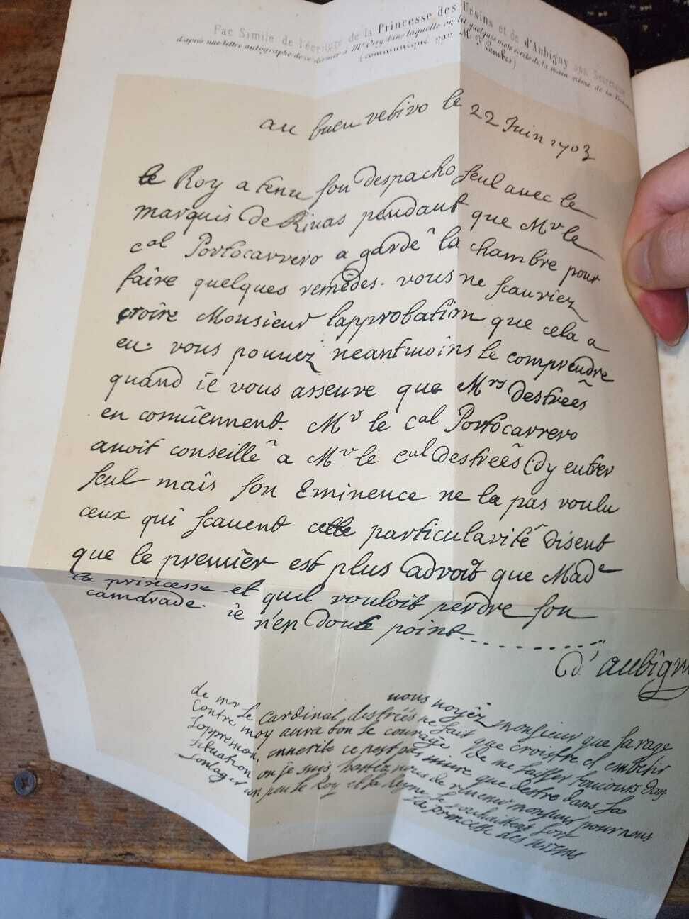 Lettres Inédites de la Princesse des Ursins - immagine 2