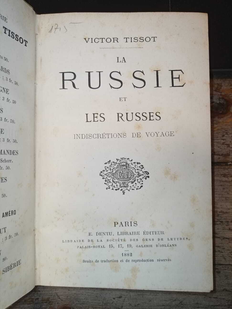 La Russie et les Russes