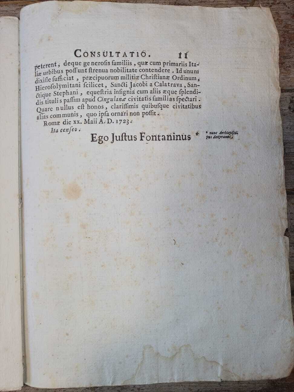 De Cingulana Ecclesia Consultatio - immagine 3