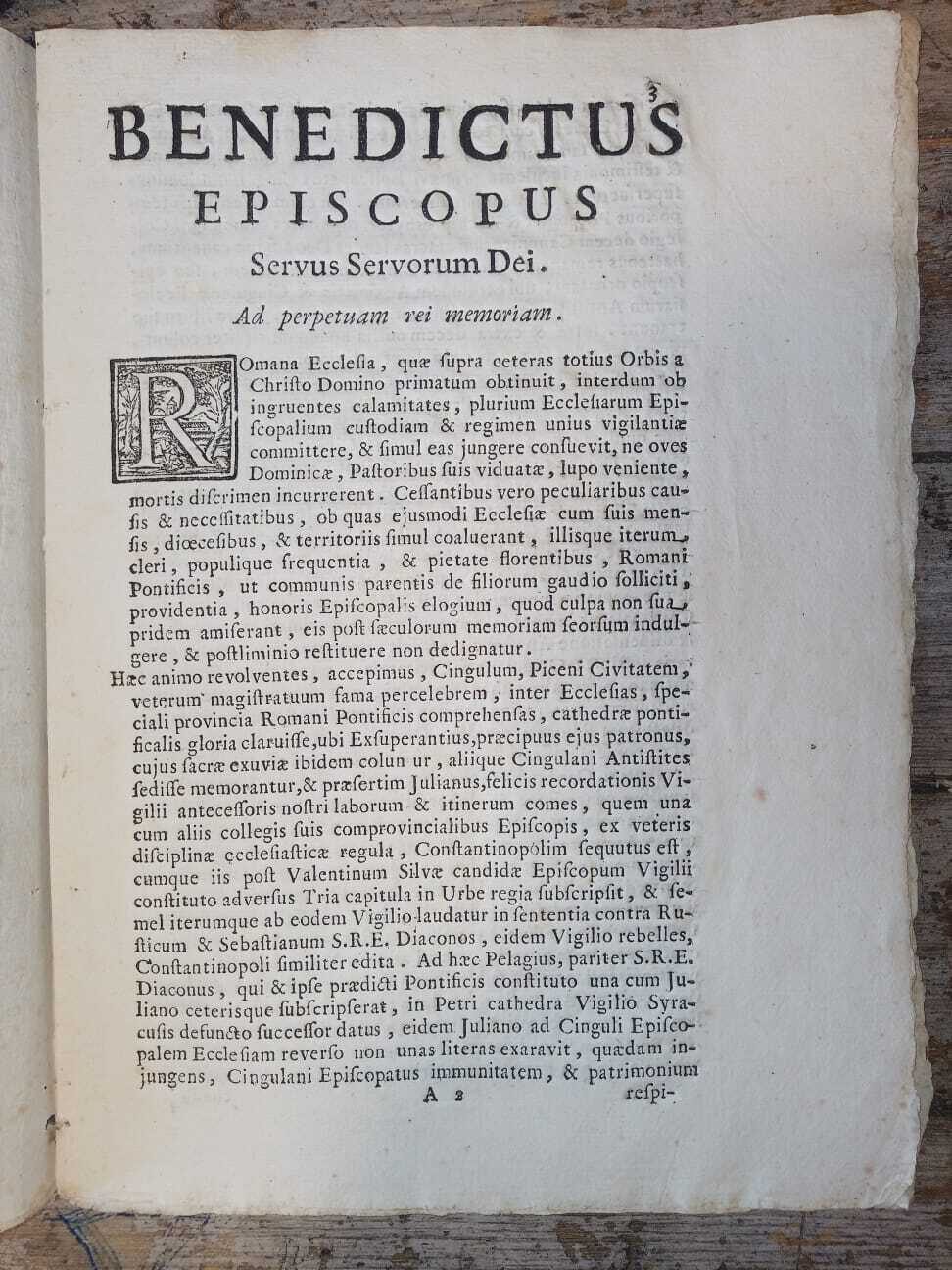 Benedicti. XIII. Pont. Max. Constitutio - immagine 2