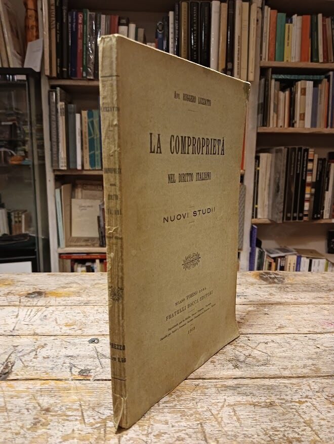 La comproprietà nel Diritto italiano, nuovi studi - immagine 2