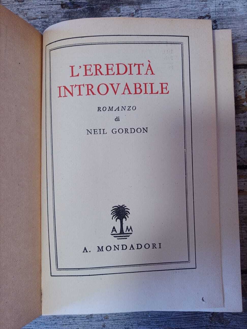 L'eredità introvabile