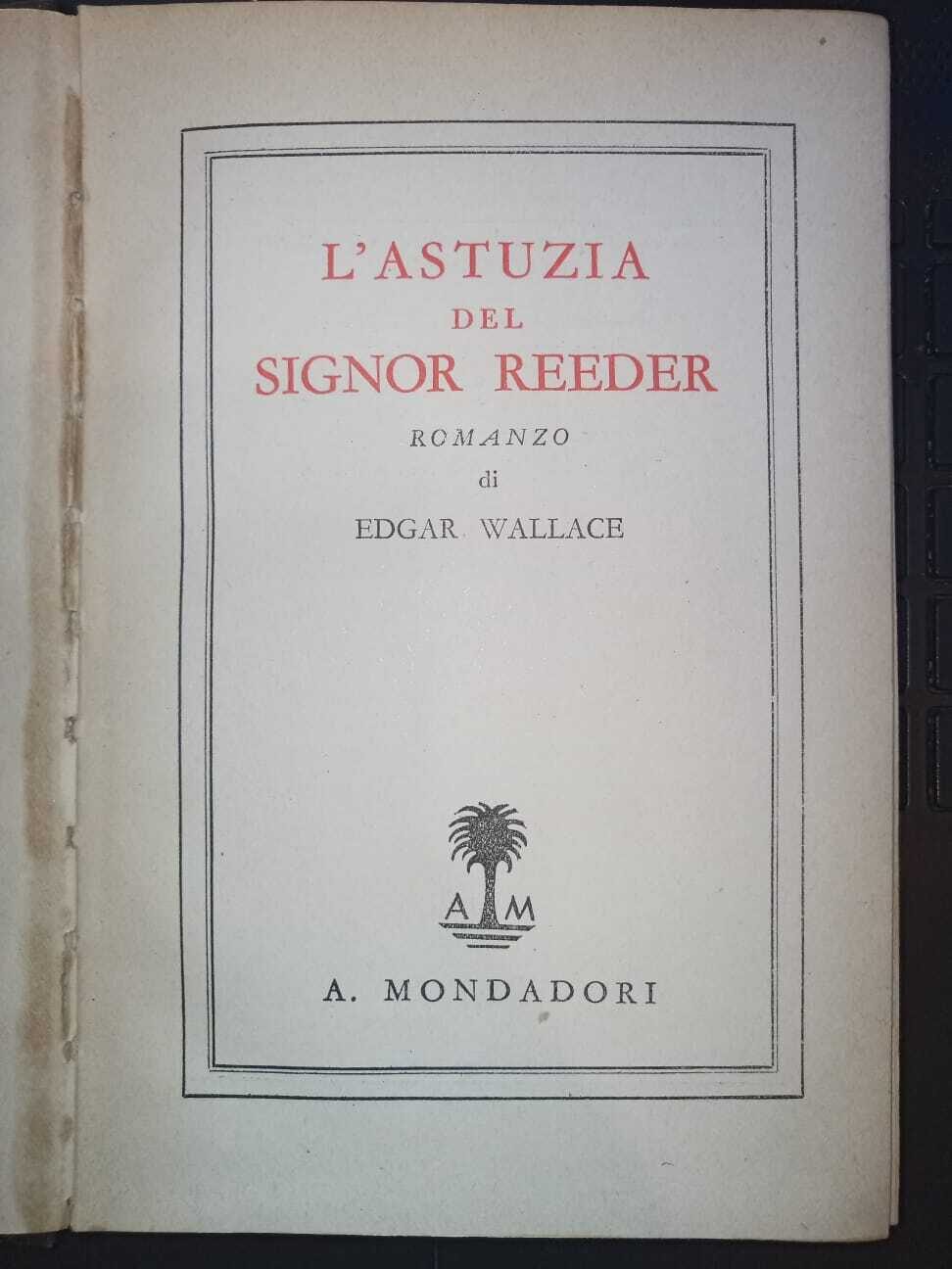 L'astuzia del signor Reeder