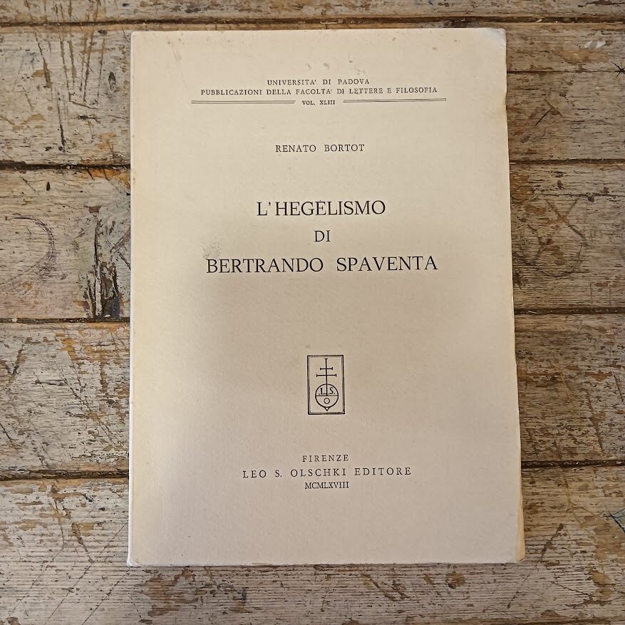 L'Hegelismo di Bertrando Spaventa
