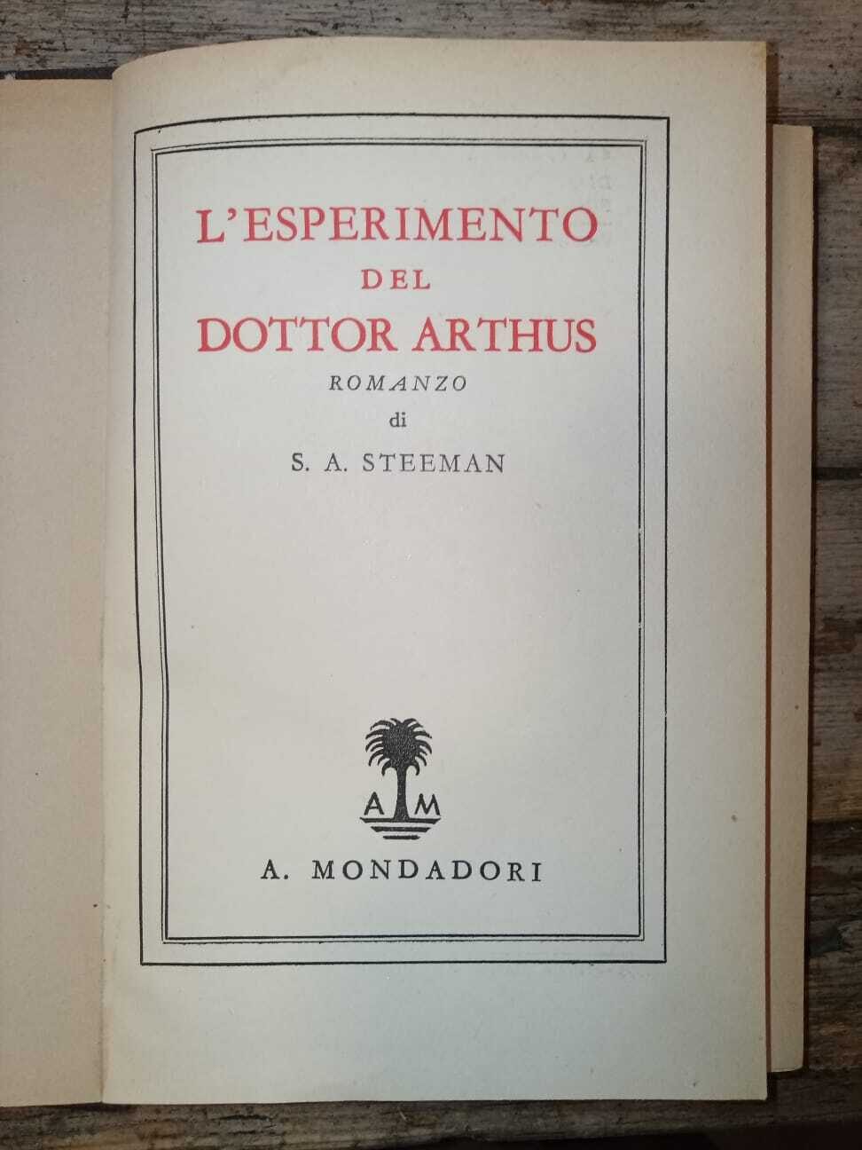 L'esperimento del dottor Arthus
