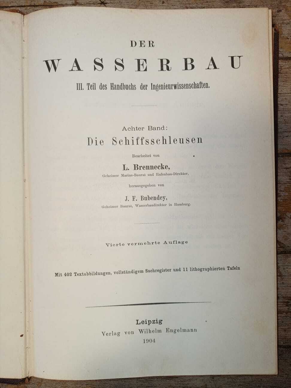Handbuch der Ingenieurwissenschaften. III. VIII.