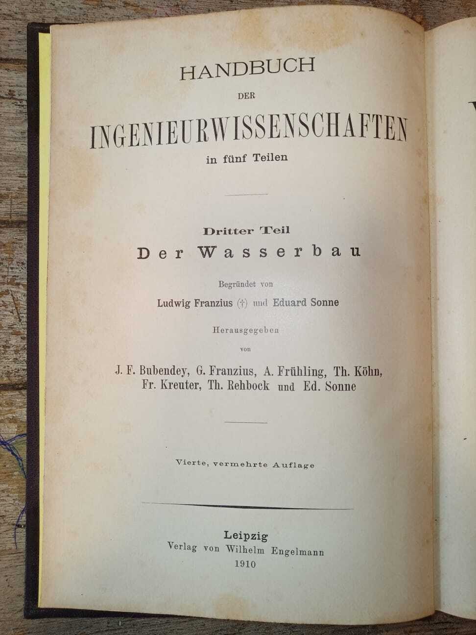 Handbuch der Ingenieurwissenschaften. III. VI.