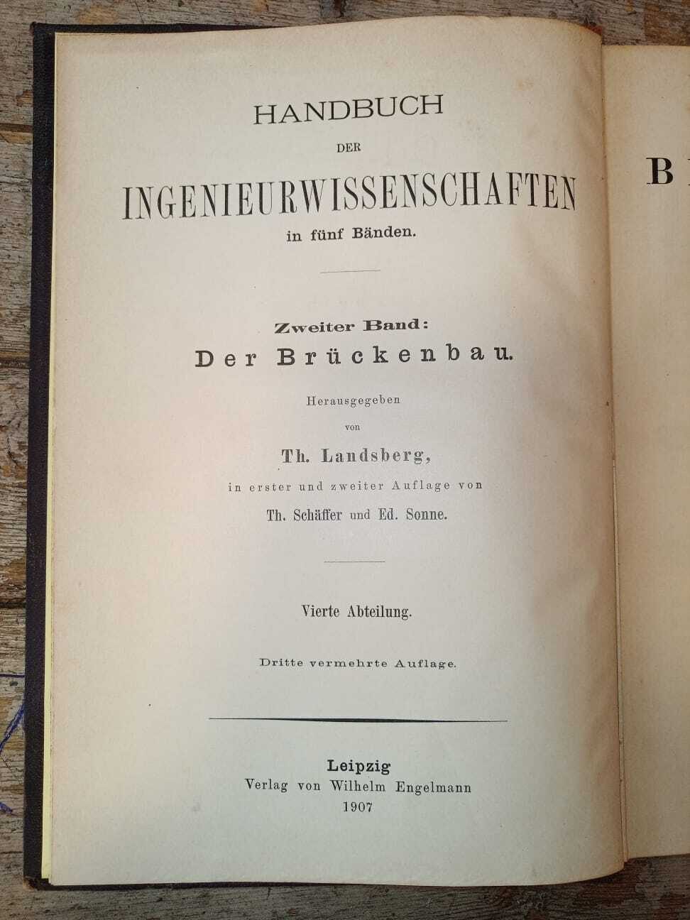 Handbuch der Ingenieurwissenschaften. II. IV. - immagine 2