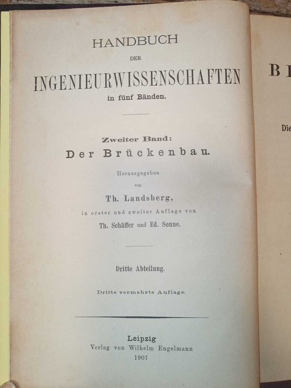 Handbuch der Ingenieurwissenschaften. II. III.