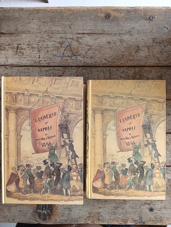 L universo in Napoli in scritto e figura. - cofanetto con tomo 1 e 2 - Napoli e le sue costumanze - immagine 4