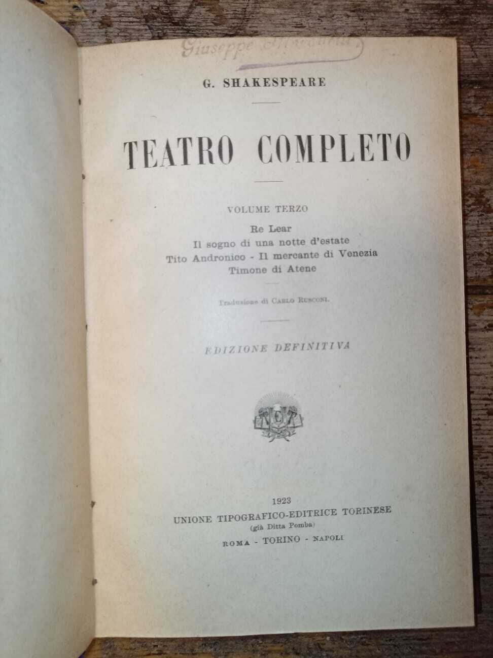 Teatro completo in 7 volumi - immagine 5