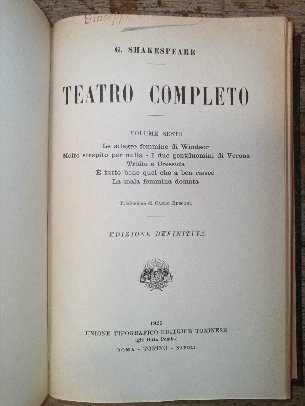 Teatro completo in 7 volumi - immagine 8
