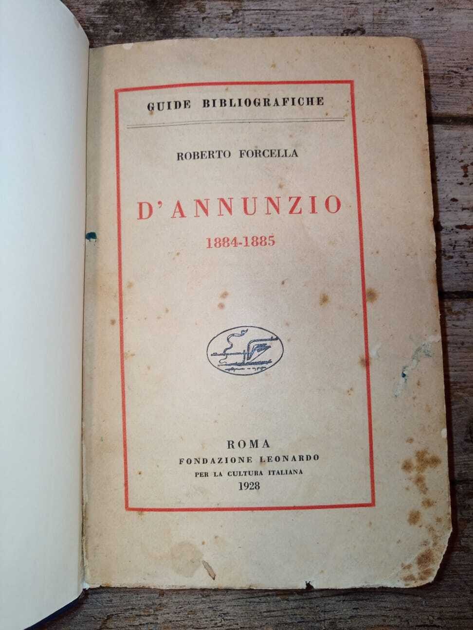 D'annunzio 1884-1885