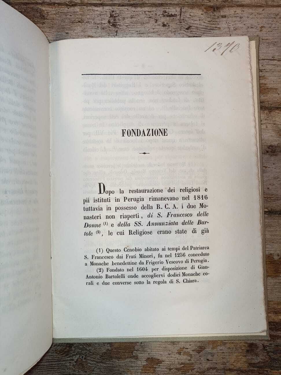 Sull'erezione ed apertura del conservatorio Pio in Perugia - immagine 2
