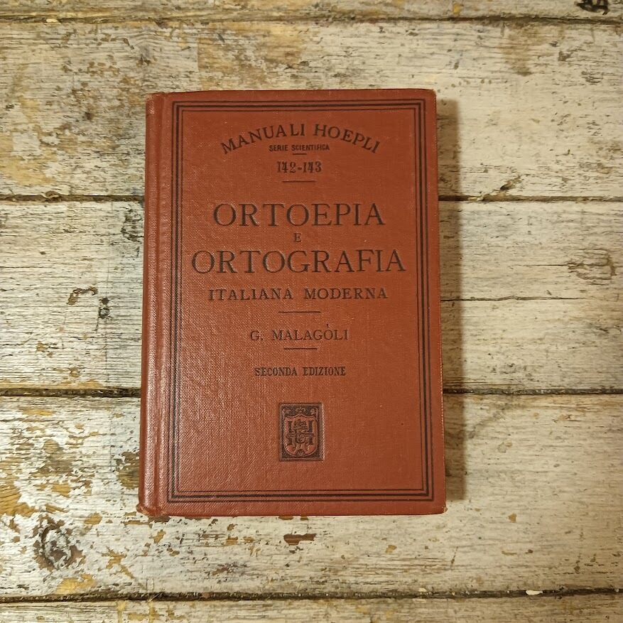 Ortoepia e ortografia italiana moderna