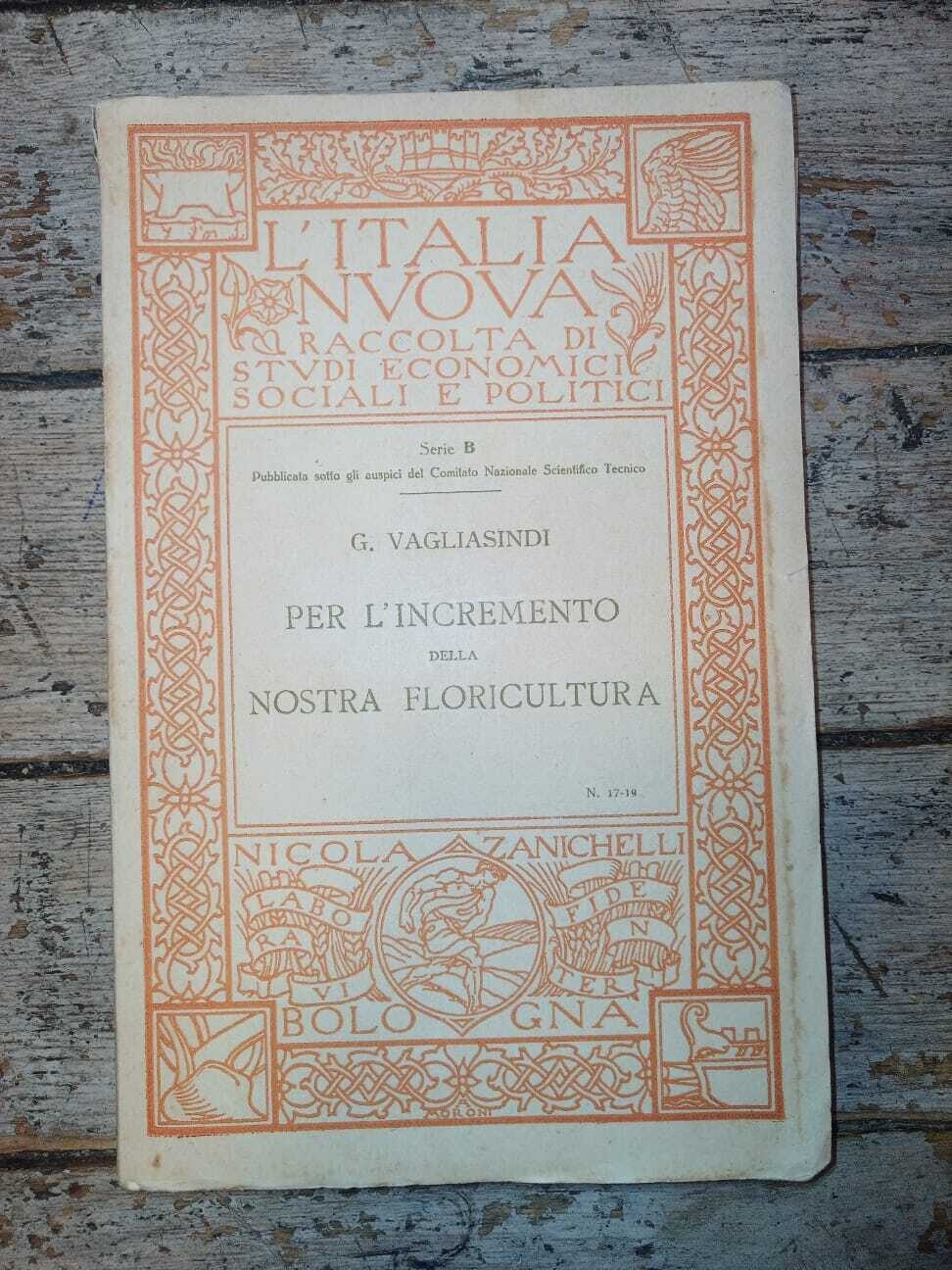 Per l'incremento della floricultura