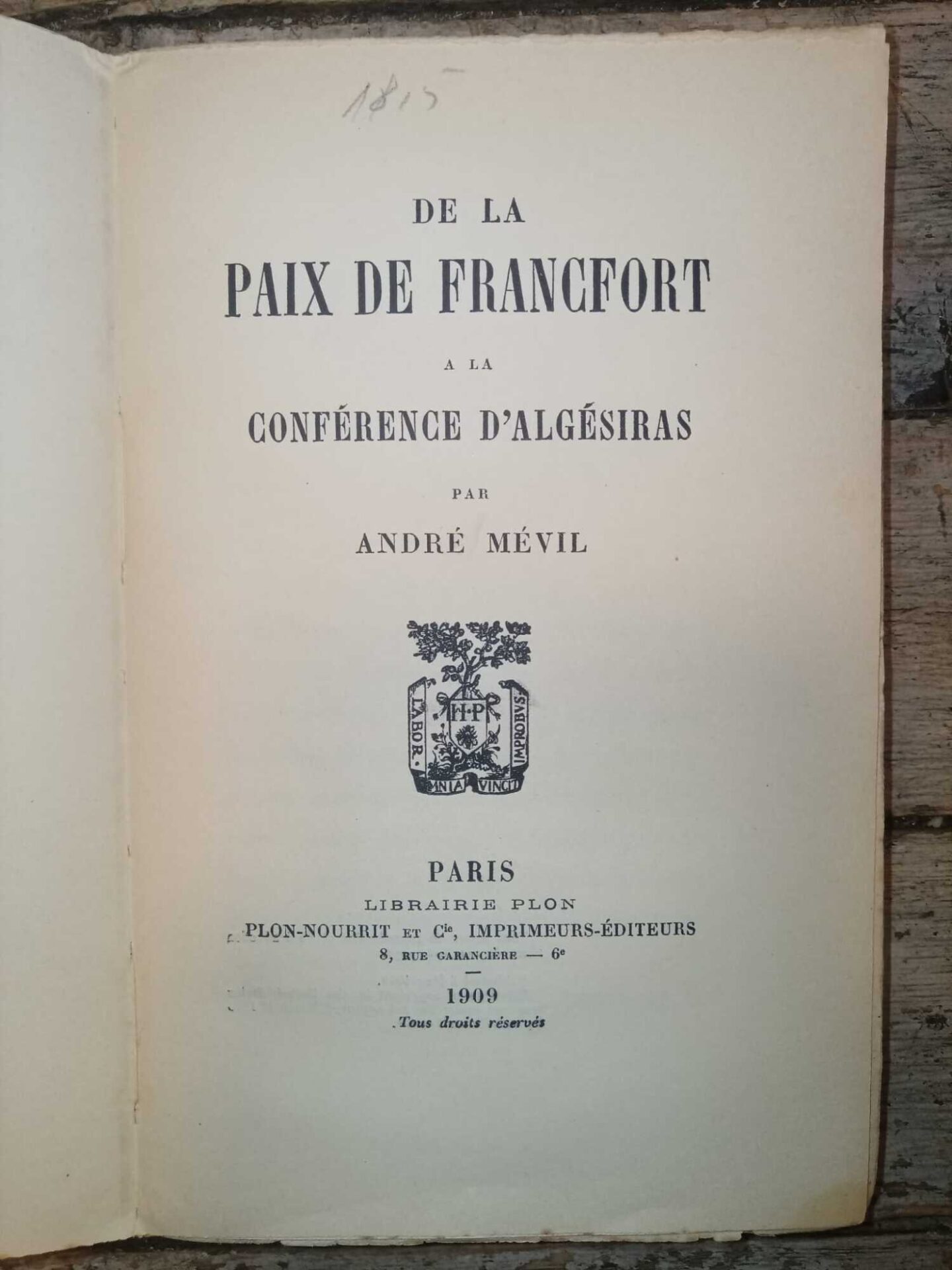 De la paix de Francfort a la conférence d'Algésiras - immagine 2