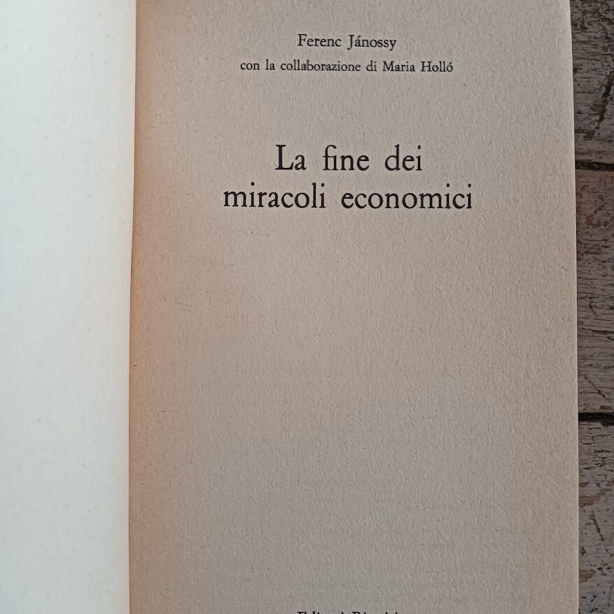 Lotto 9 libri Editori Riuniti:
Wlodzimier Brus, Economia e politica nel socialismo - Aa. Vv., Ideologia e azione politica - Barry Commoner, La tecnologia del profitto - Ernesto Ragionieri, Palmiro Togliatti - Ferenc Janossy, La fine dei miracoli economici - Karel Kosik, La nostra crisi attuale - Salvador Allende, La forza della ragione - Tuong Chinh, Ho Chi Minh - Kitty Arseni, Nelle carceri dei colonnelli - immagine 13
