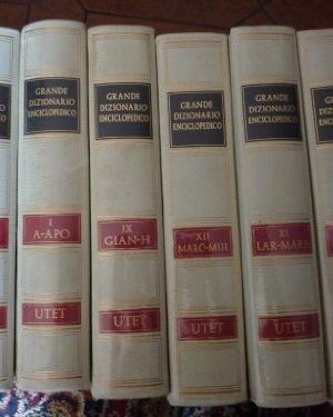 GRANDE DIZIONARIO ENCICLOPEDICO UTET Fondato da Pietro Fedele. Terza Edizione interamente riveduta e accresciuta