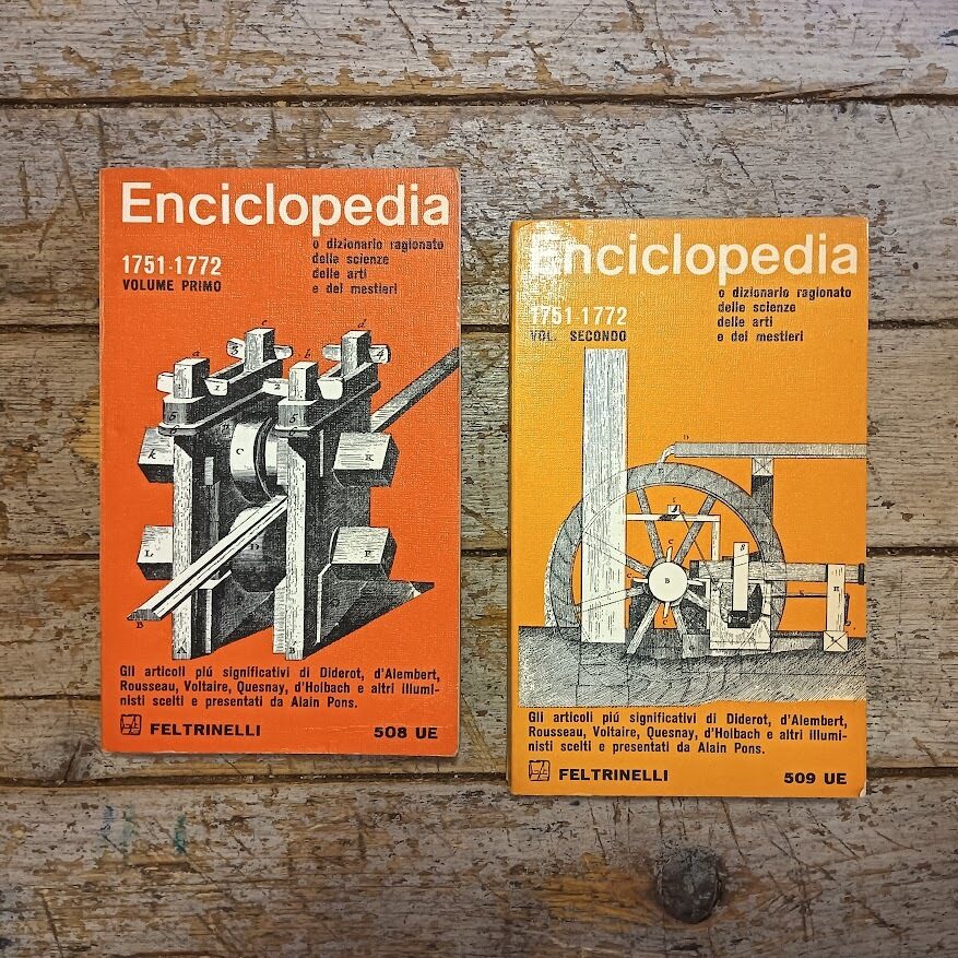 Enciclopedia o dizionario ragionato delle scienze, delle arti e dei mestieri (2 voll.)