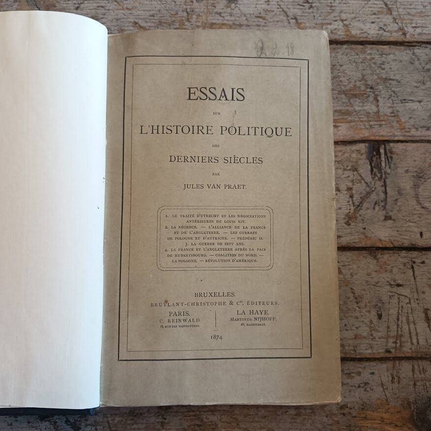 Essais sur l'histoire politique des dernièrs siècles - immagine 2