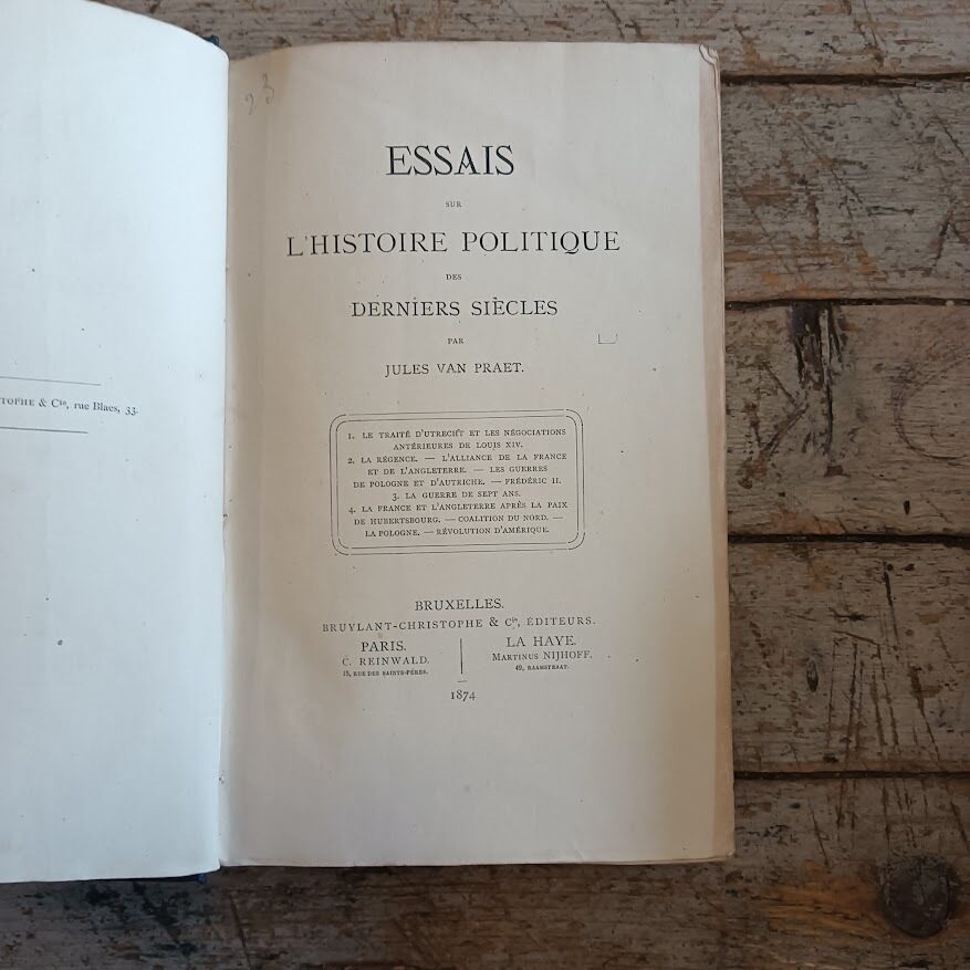 Essais sur l'histoire politique des dernièrs siècles - immagine 3