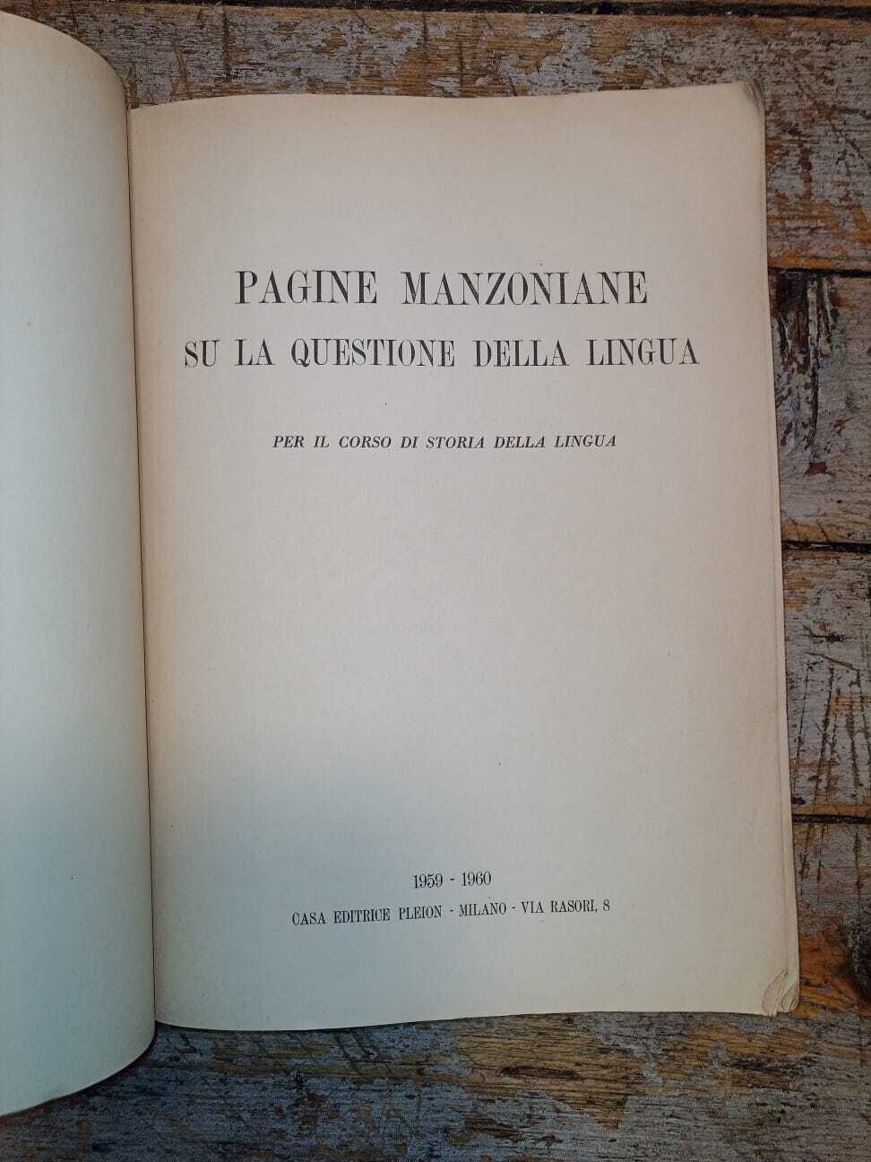 Pagine manzoniane su la questione della lingua - immagine 2