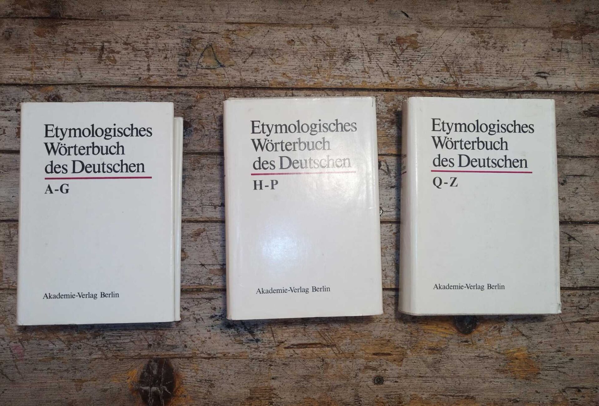 Etymlogisches Wörterbuch des Deutschen (3 voll.)