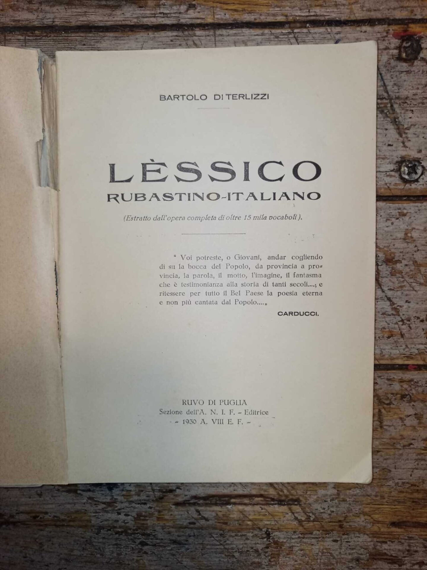 Lessico Rubastino-Italiano - immagine 3