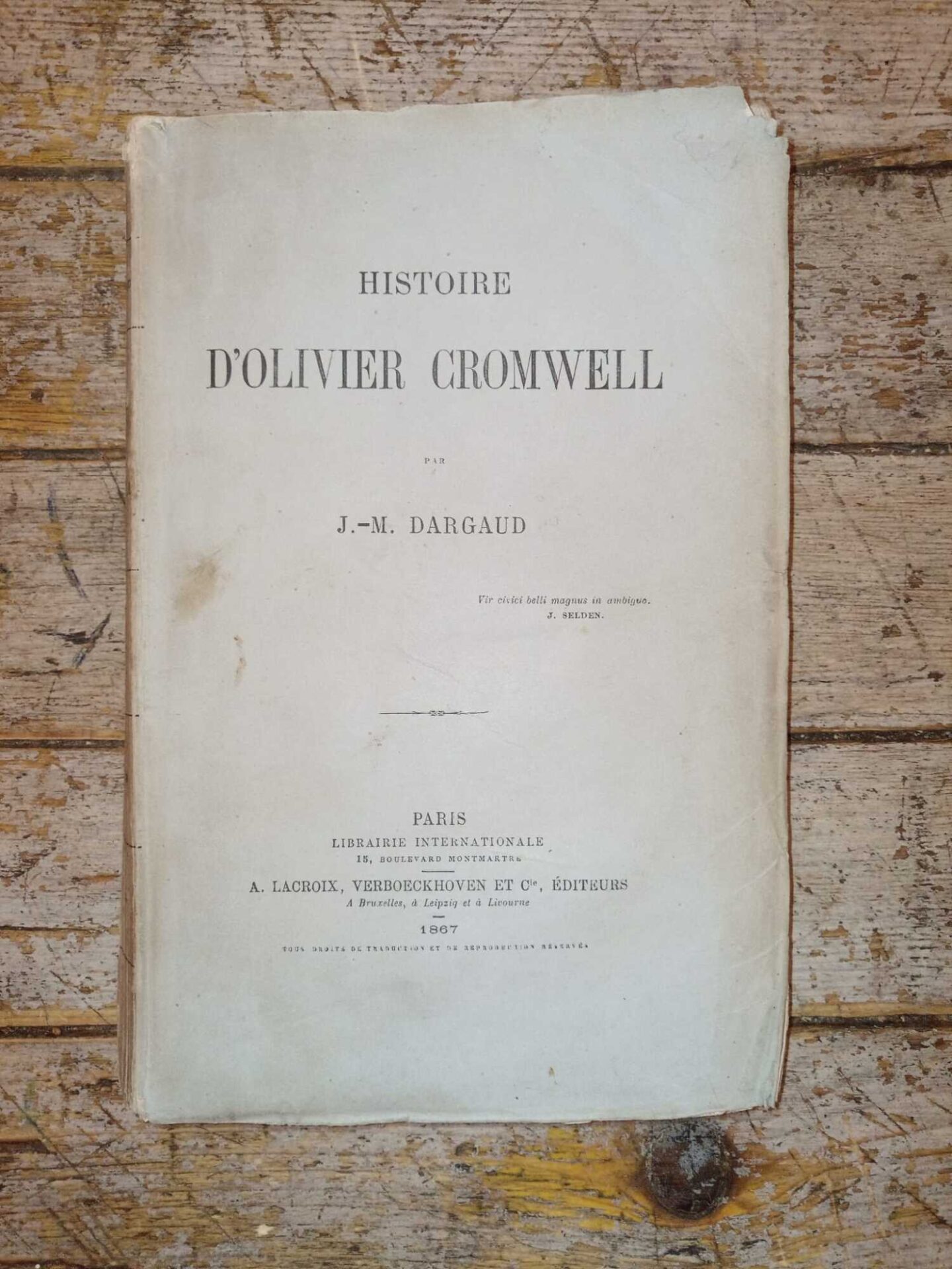 Histoire d'Olivier Cromwell