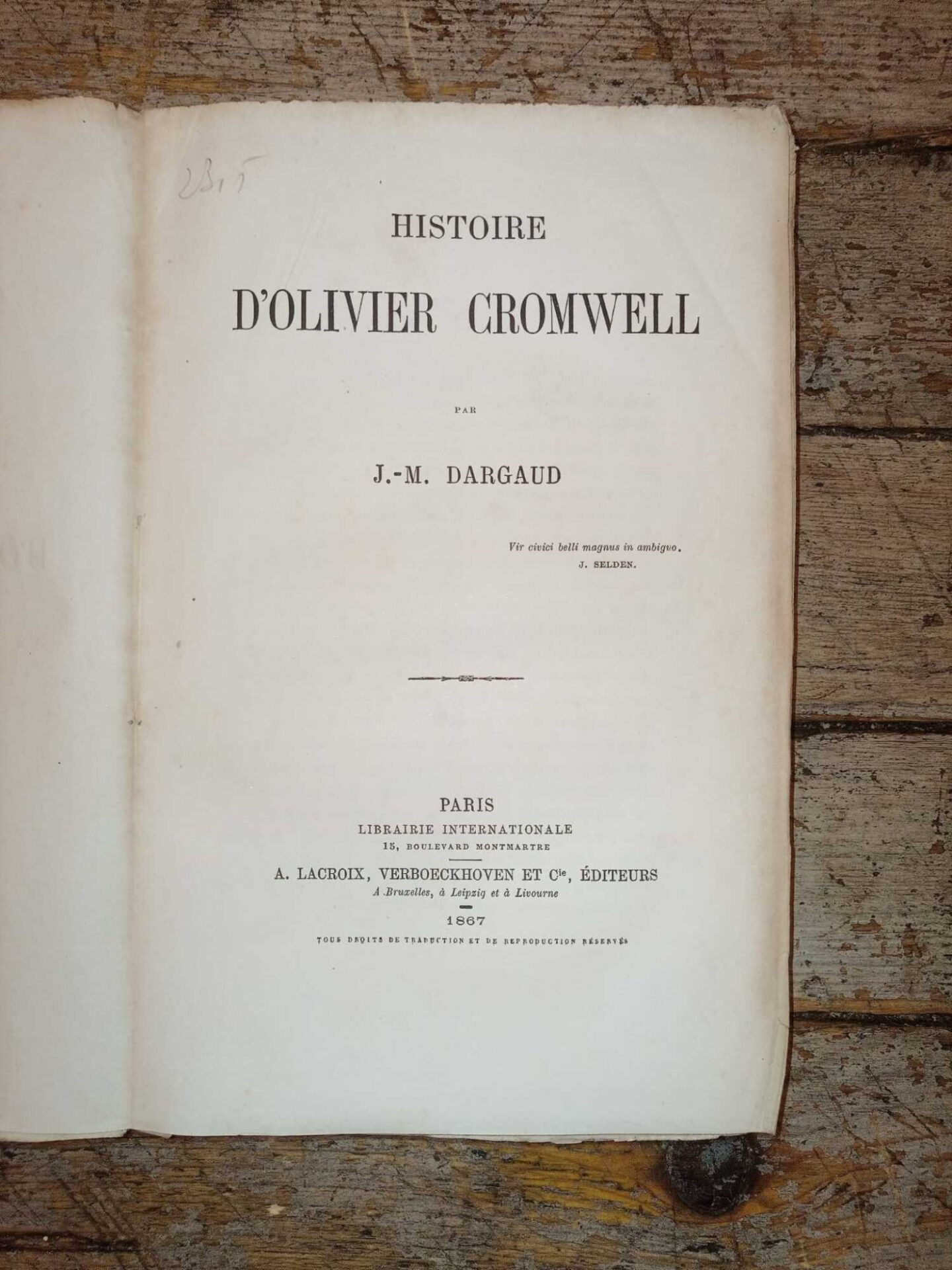 Histoire d'Olivier Cromwell - immagine 2