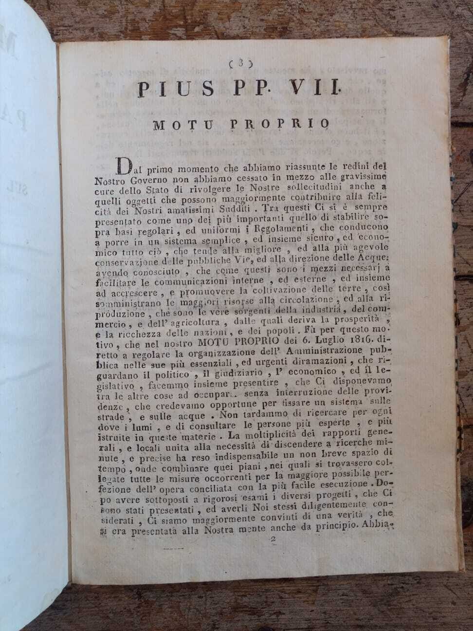 Moto proprio della Santità di nostro Signore Papa Pio Settimo - immagine 4