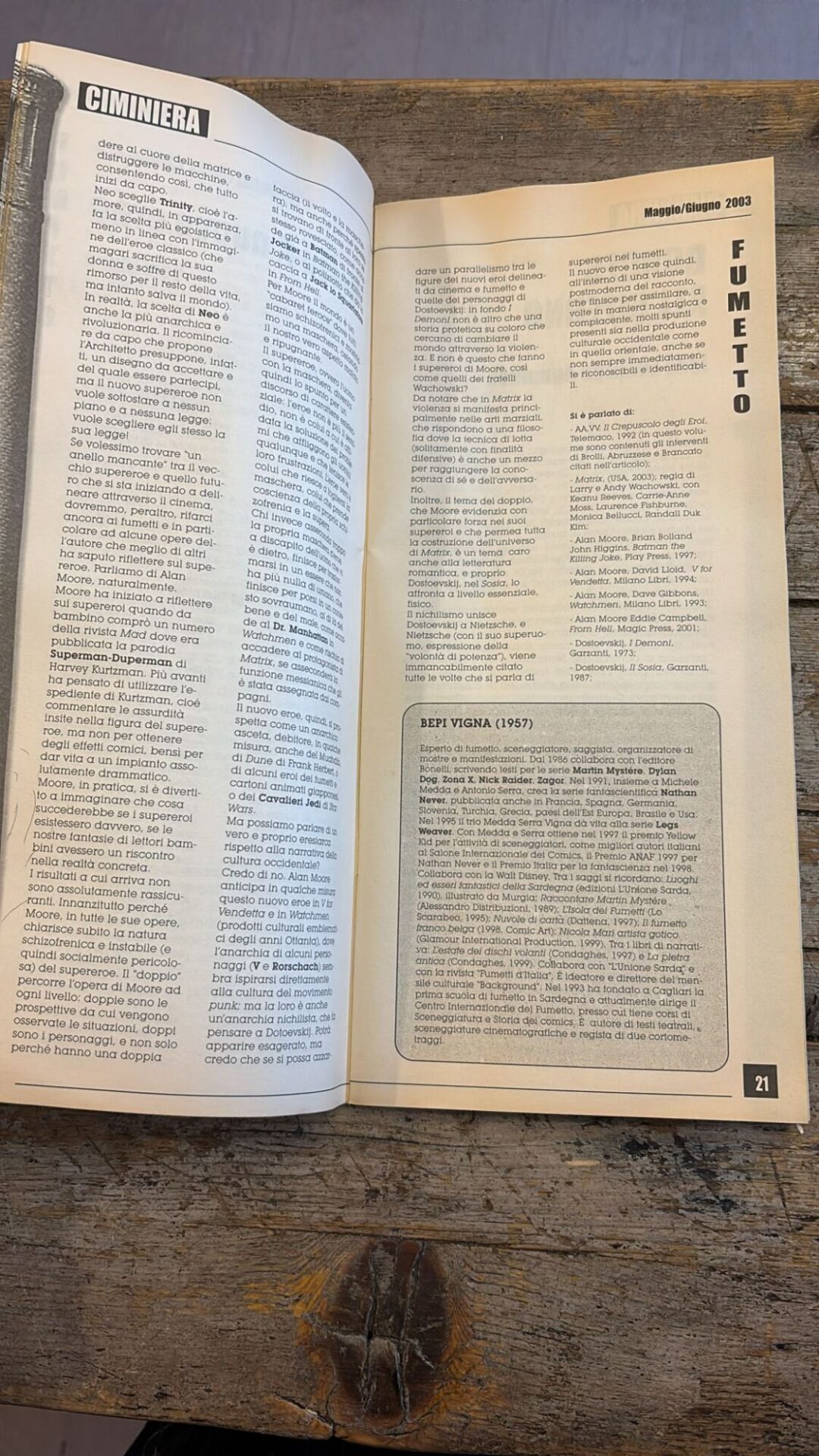 Ciminiera, bimestrale, anno II-n° 7, Maggio-Giugno 2003 - immagine 2