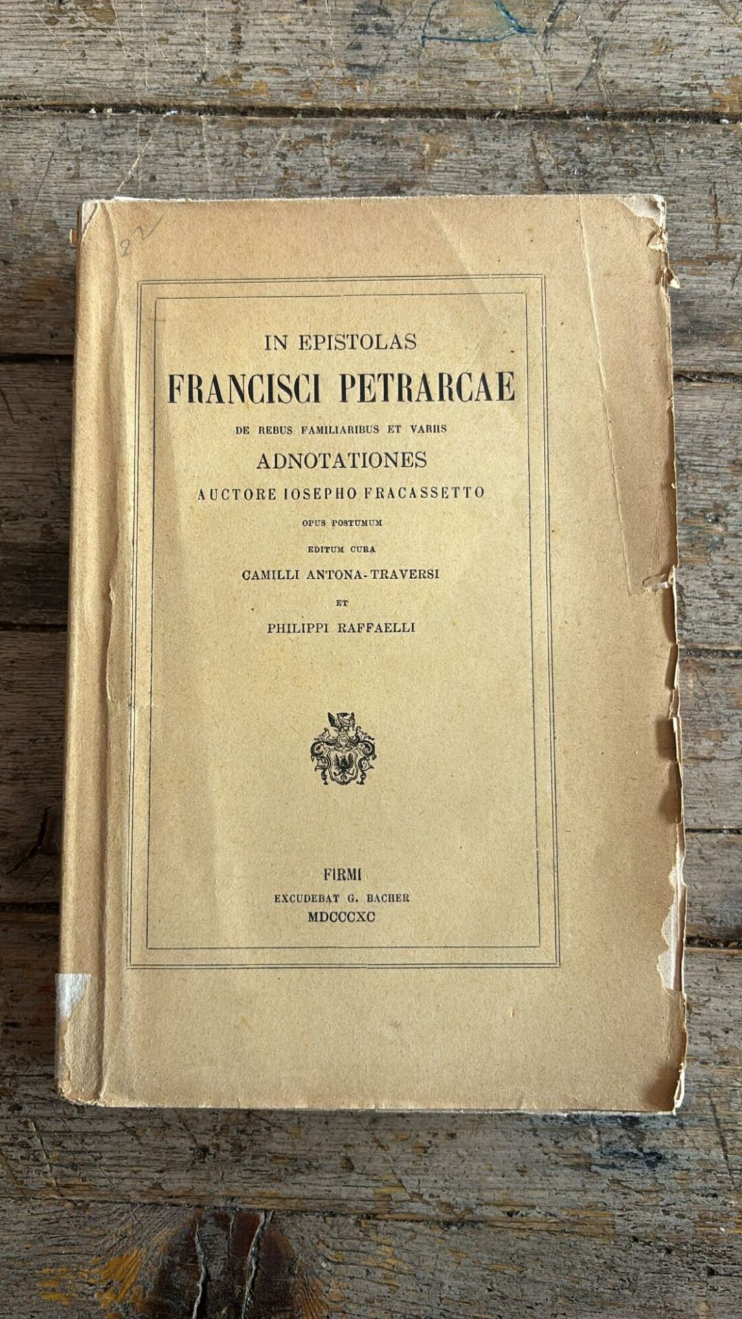 In epistolas Francisci Petrarcae de rebus familiaribus et variis adnotationes