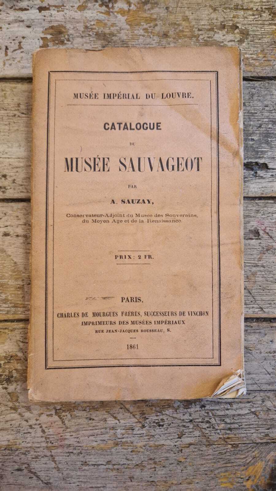Catalogue du Musée Sauvageot