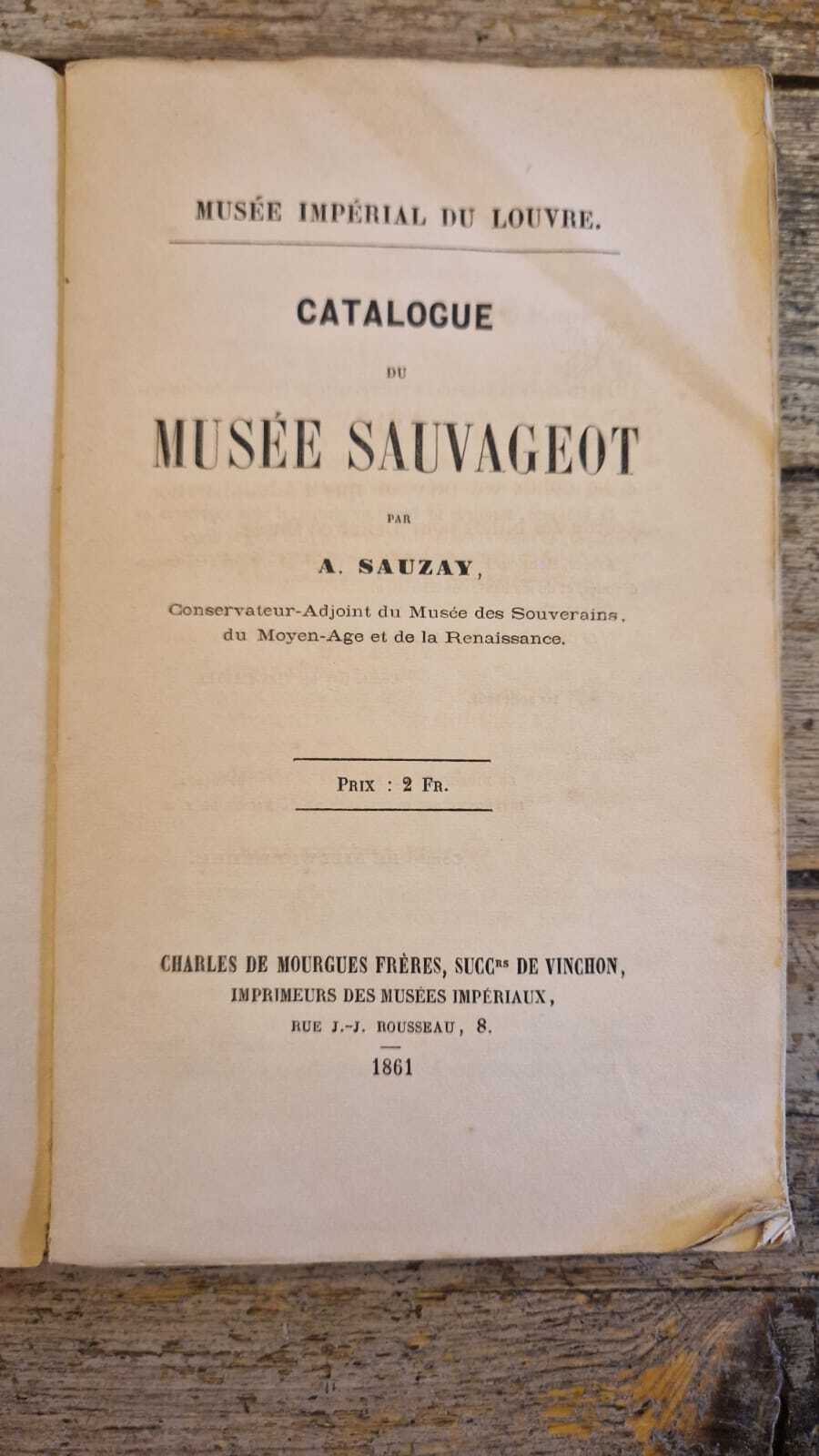 Catalogue du Musée Sauvageot - immagine 2
