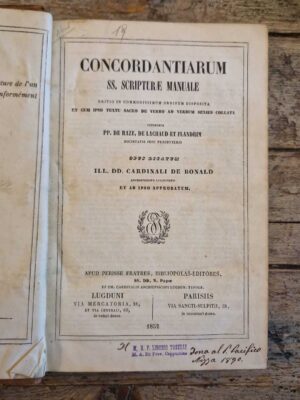 Concordatarium ss.scripturae manuale