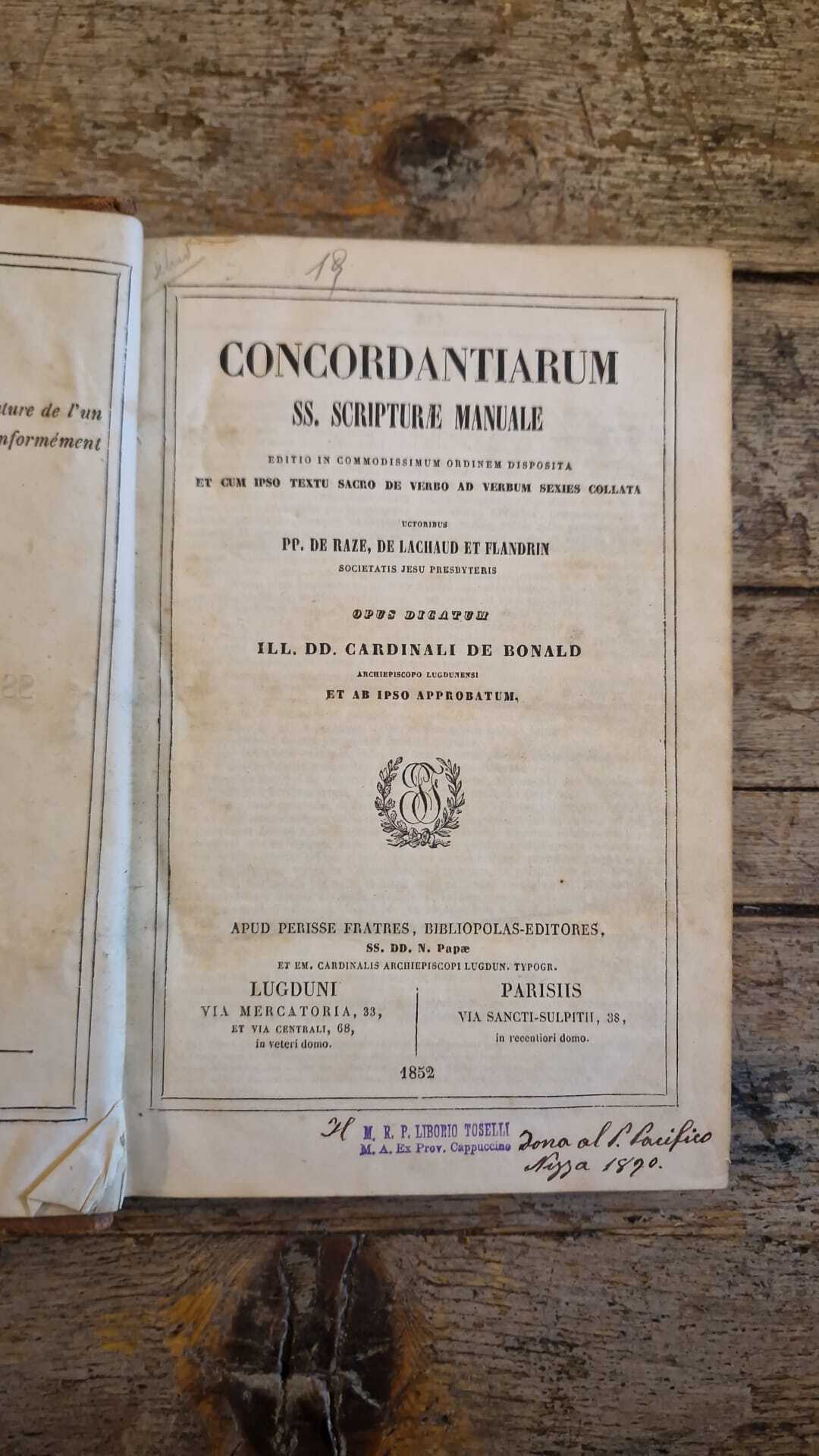 Concordatarium ss.scripturae manuale